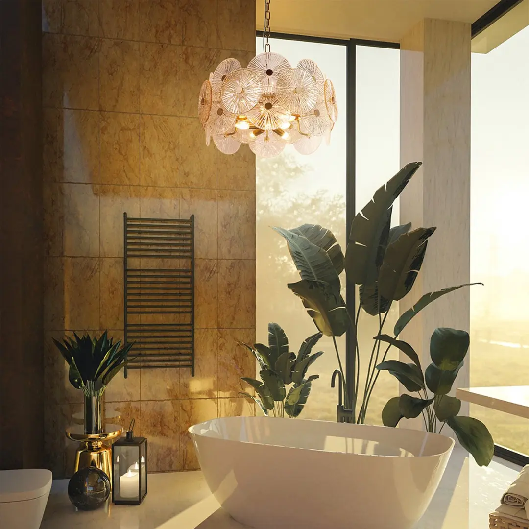 Maytoni Hanglamp Aster Goud Ø62,6cm - 10 Lichtpunten