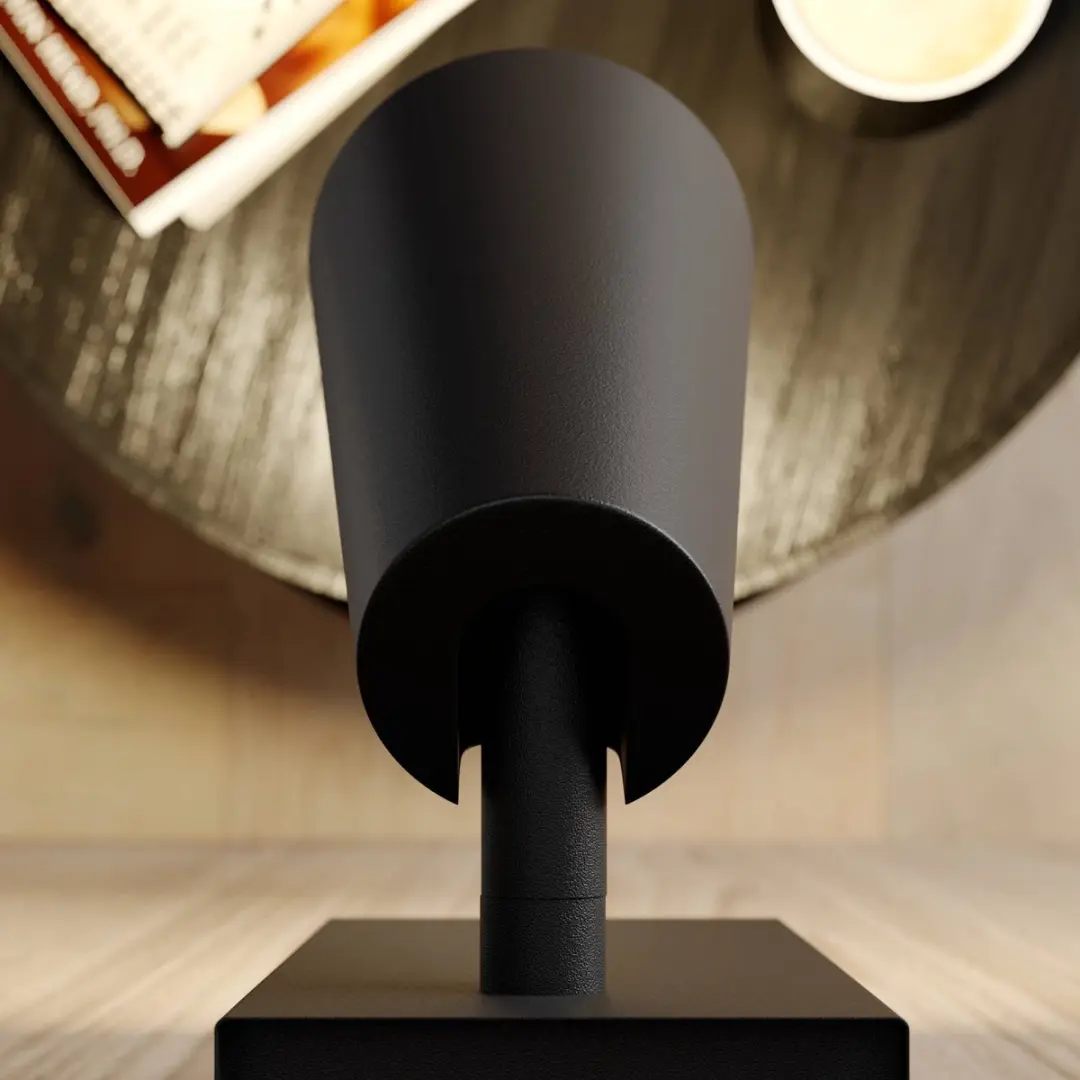 Lucande Buitenspot Metaal GU10 - 1 Lichtpunt - 8W - Zwart/Goud