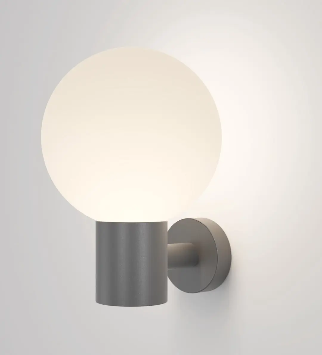 Maytoni Outdoor Wandlamp Bold Ø20cm - Grijs