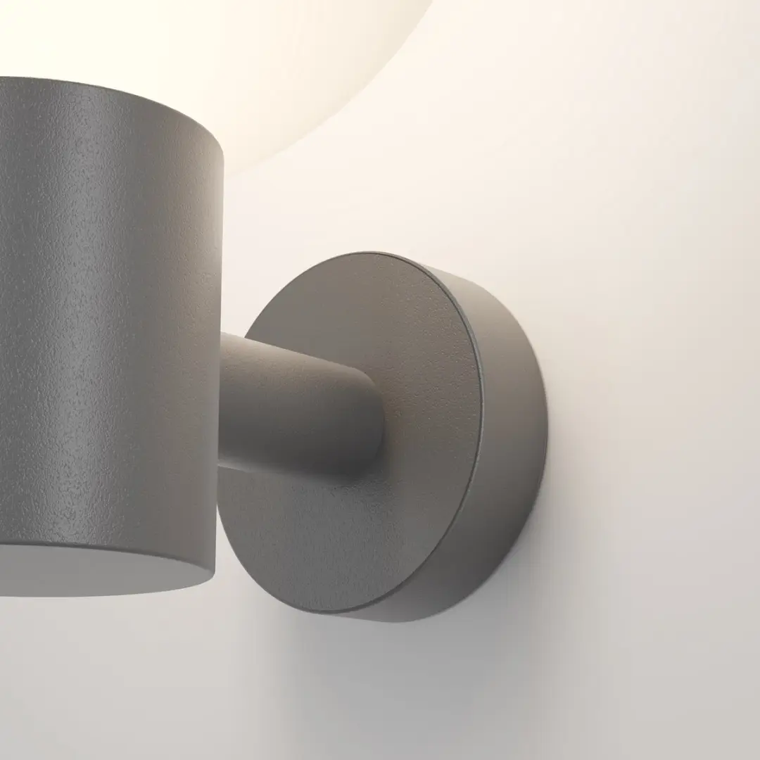 Maytoni Outdoor Wandlamp Bold Ø20cm - Grijs