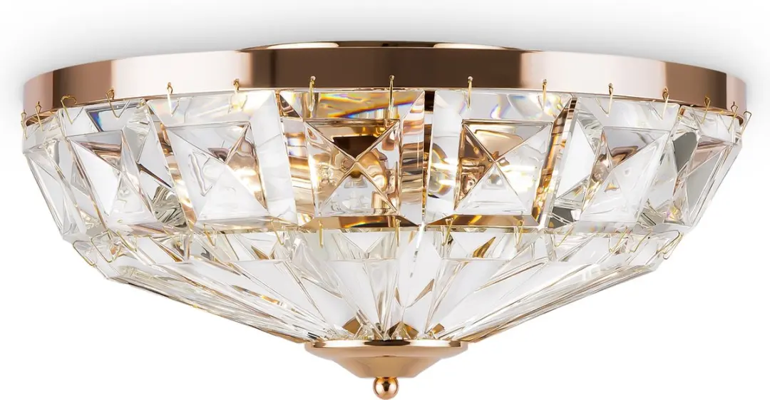 Maytoni Plafondlamp Facet Goud