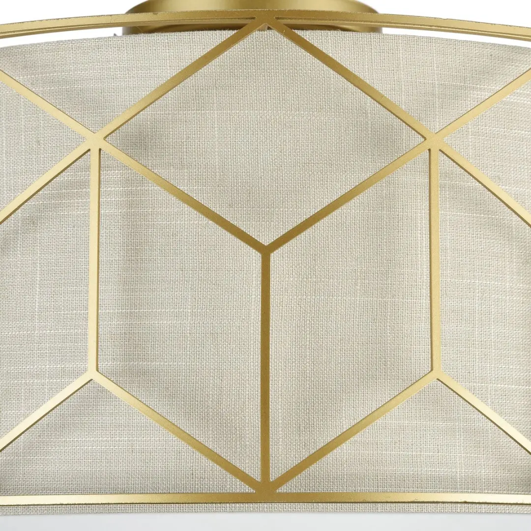 Maytoni Messina Plafondlamp - Ø43cm - Goud