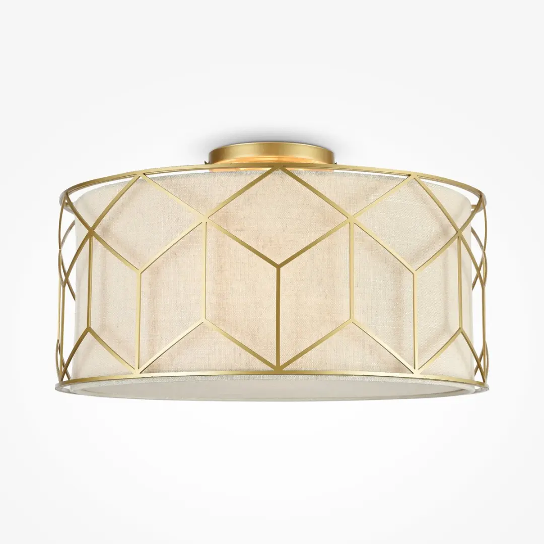 Maytoni Messina Plafondlamp - Ø43cm - Goud