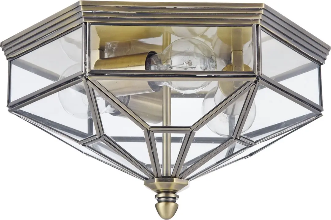 Maytoni Plafondlamp Zeil Brons - 3 Lichtpunten