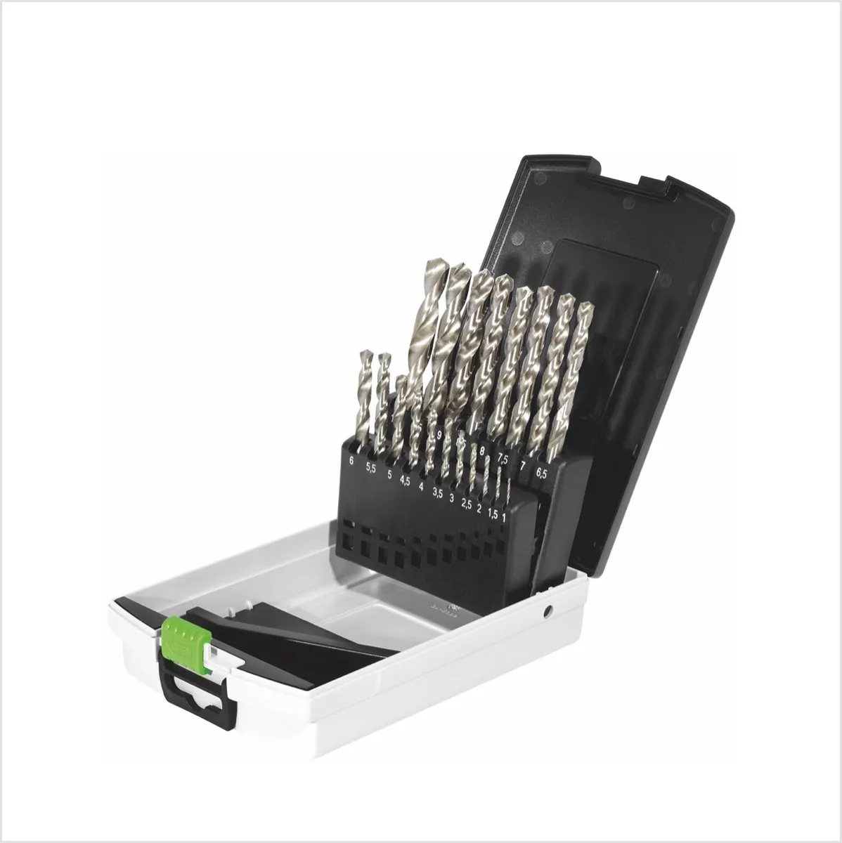 Festool Novadrive HSS-Spiraalborenset 19-delig - 10mm - Hout