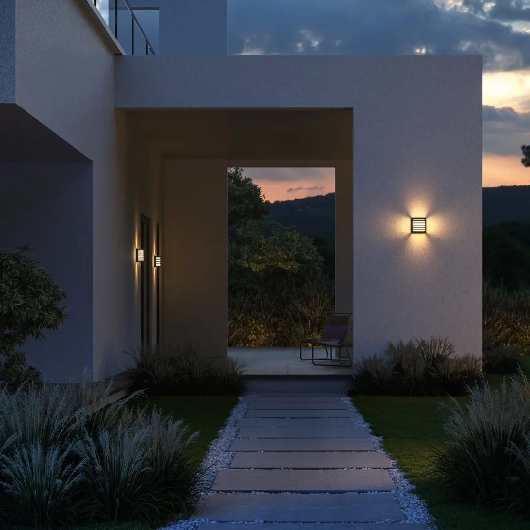 Maytoni Outdoor Wandlamp Downing Street 10W - Zwart
