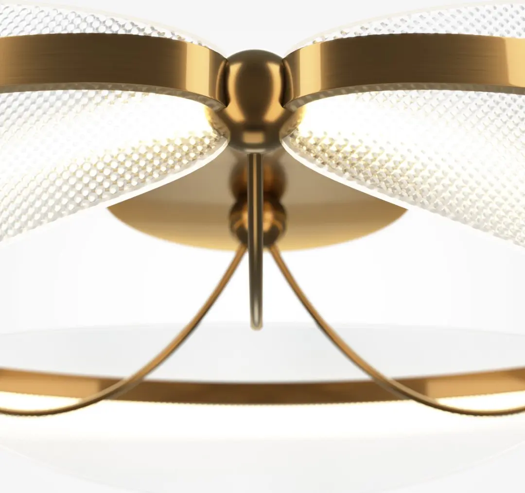 Maytoni Breeze Plafondlamp - Ø60cm - Goud