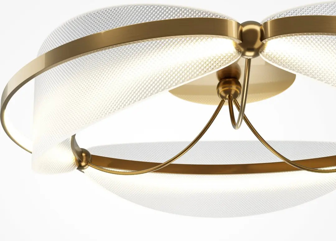 Maytoni Breeze Plafondlamp - Ø60cm - Goud