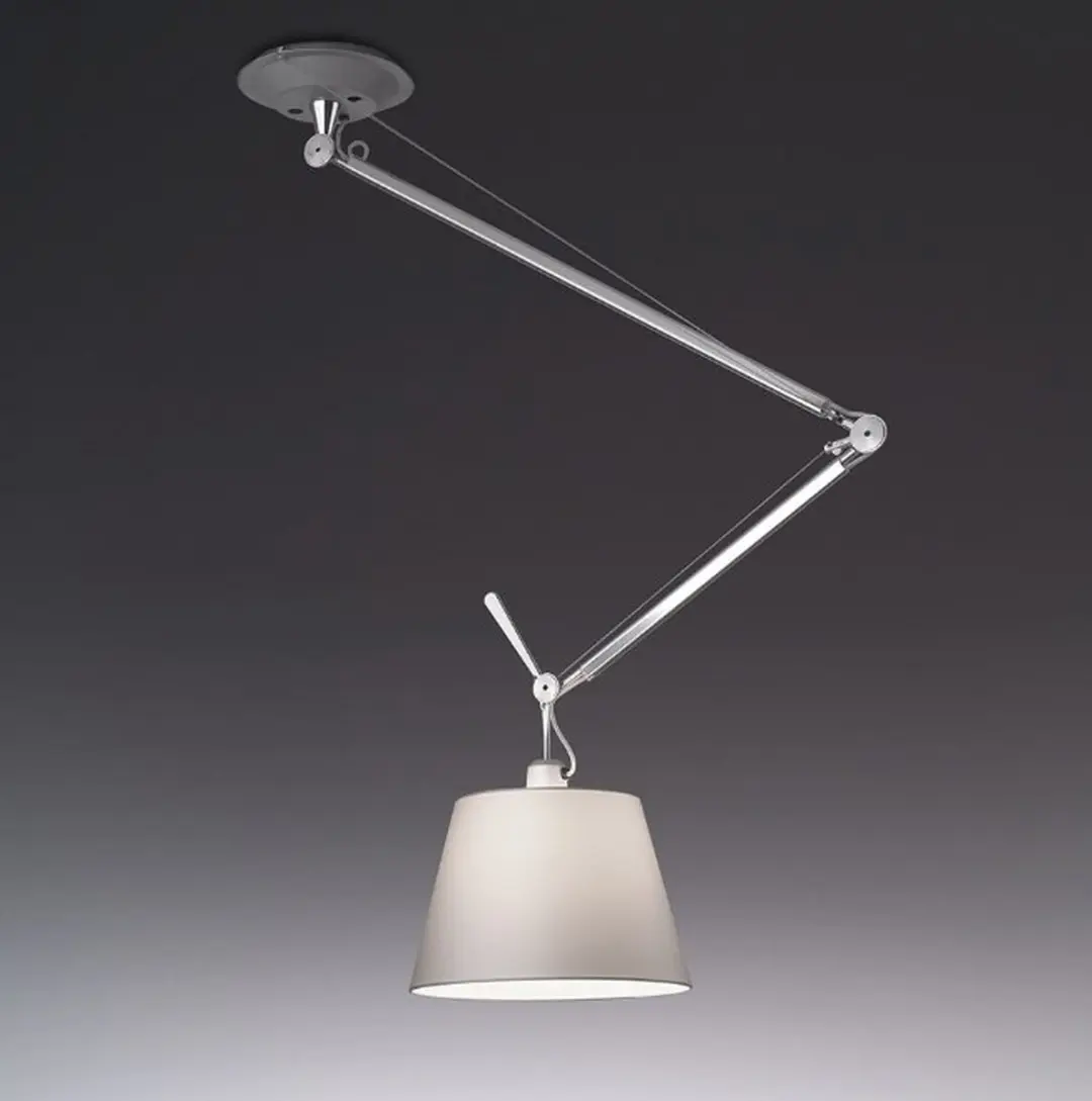 Artemide Tolomeo Decentrata Hanglamp Ø36cm - Satijngrijs
