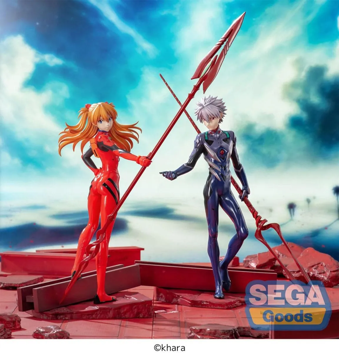 Sega Evangelion Asuka Shikinami Langley Luminasta Beeld - 20cm - Multi