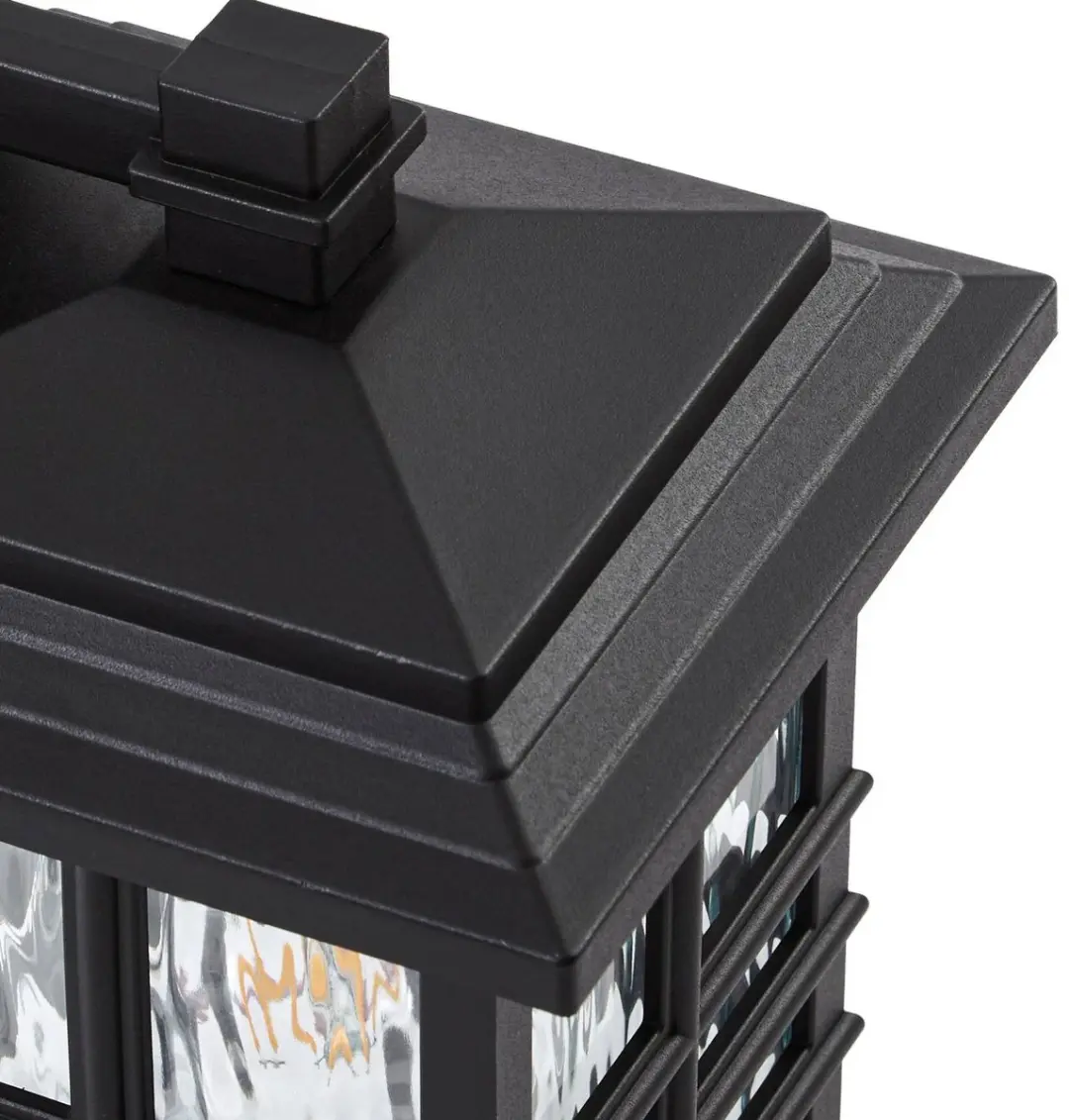 Lindby Wandlamp Buiten 1 Licht E27 - Zwart