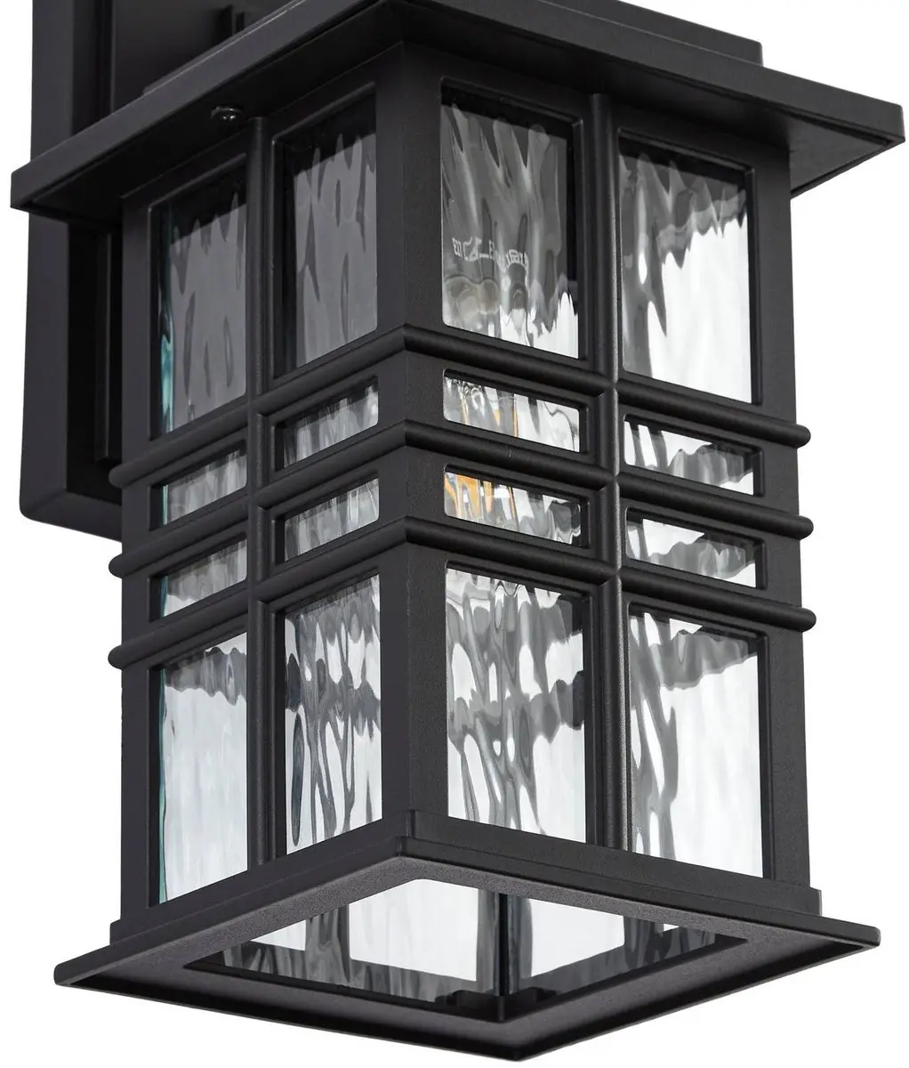 Lindby Wandlamp Buiten 1 Licht E27 - Zwart