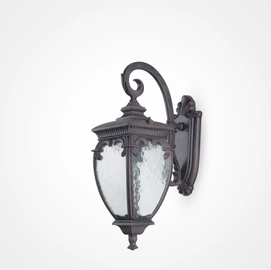 Maytoni Outdoor Wandlamp Fleur - Bronzen Antiek Ø26cm