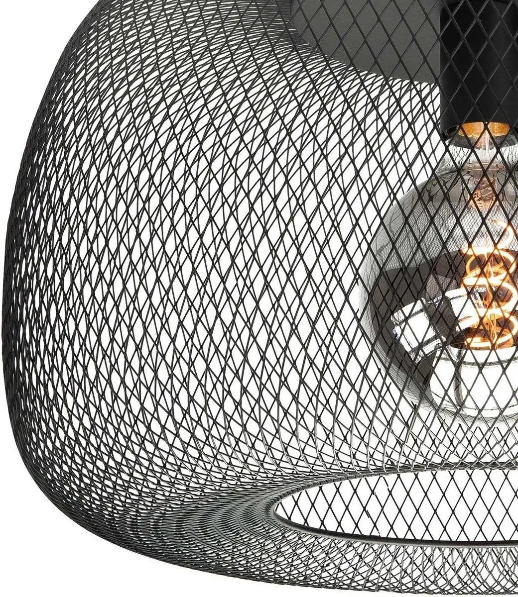 Highlight Honey Plafondlamp Ø48cm - Zwart