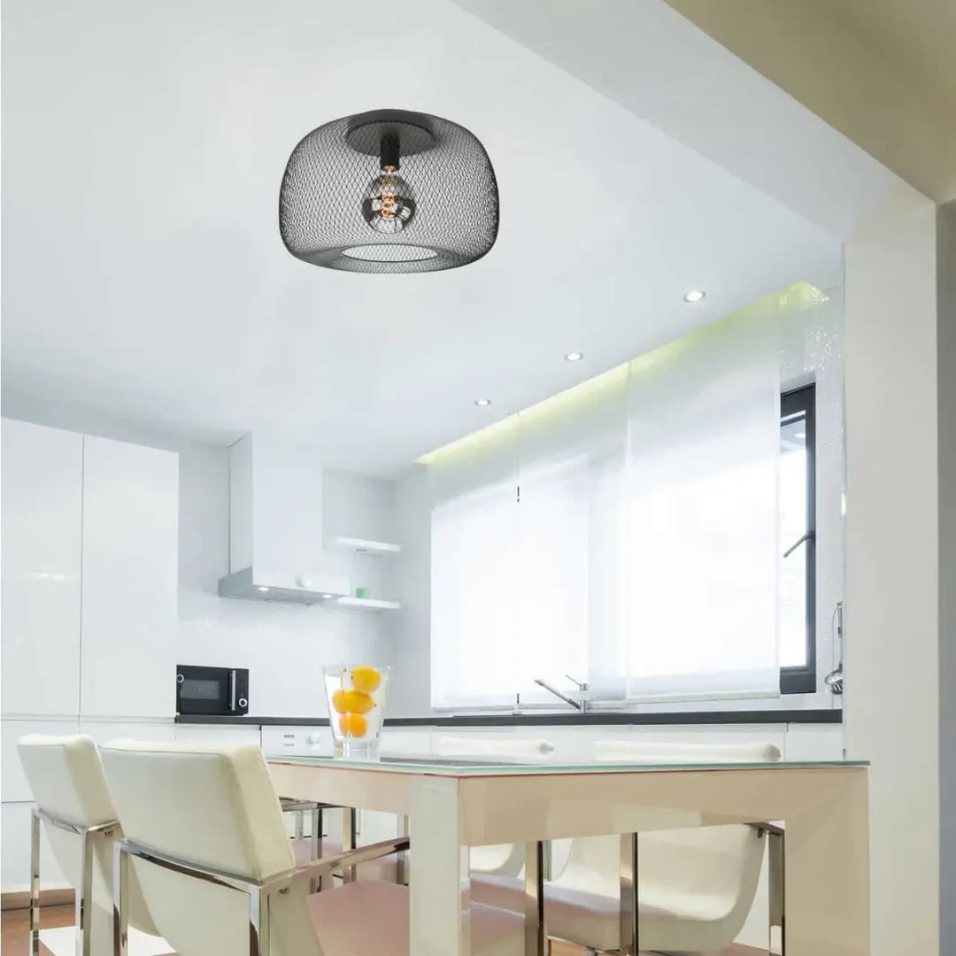 Highlight Honey Plafondlamp Ø48cm - Zwart