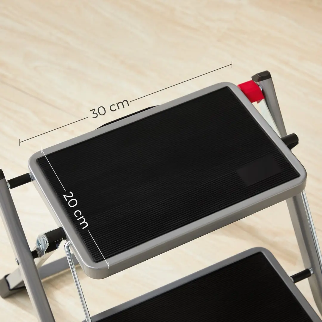 Songmics Huishoudtrap 2 treden - Antislip - 150 kg