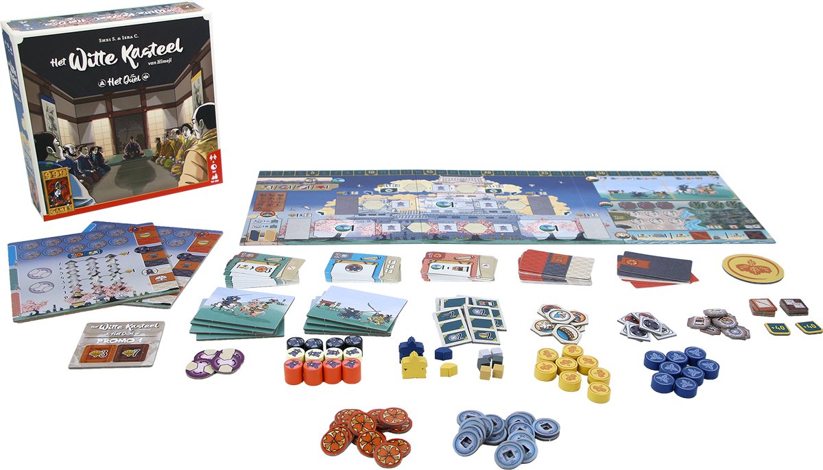 999 Games - Het Witte Kasteel van Himeji: Het Duel - Uitdagend Twee-spelersspel -