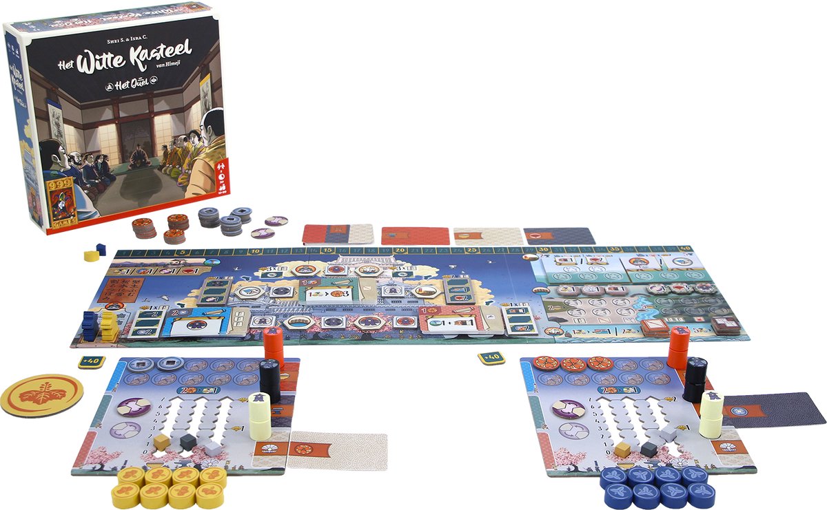 999 Games - Het Witte Kasteel van Himeji: Het Duel - Uitdagend Twee-spelersspel -