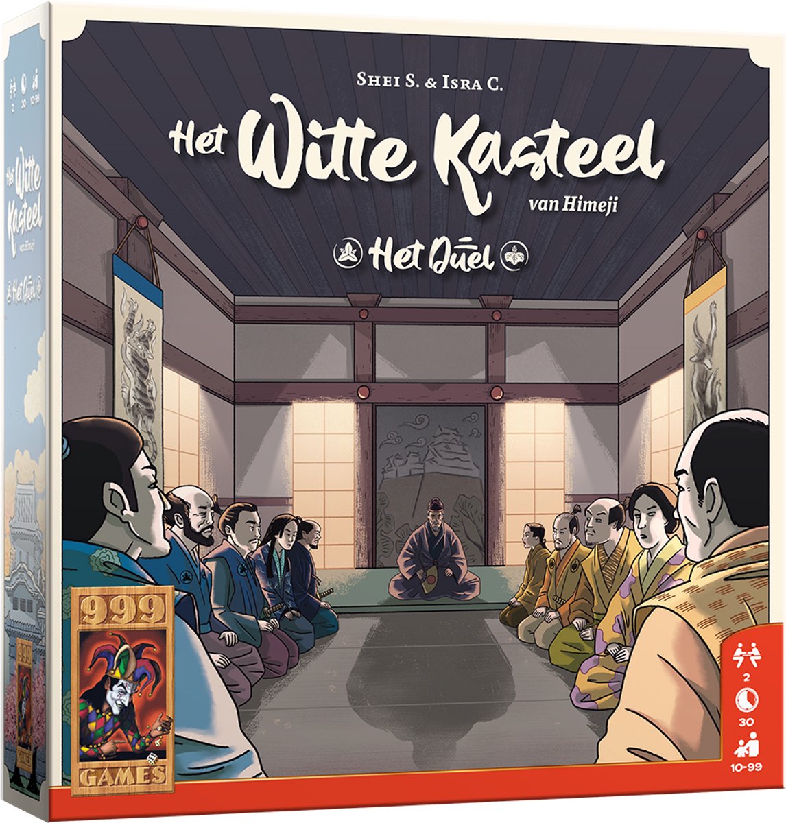 999 Games - Het Witte Kasteel van Himeji: Het Duel - Uitdagend Twee-spelersspel -