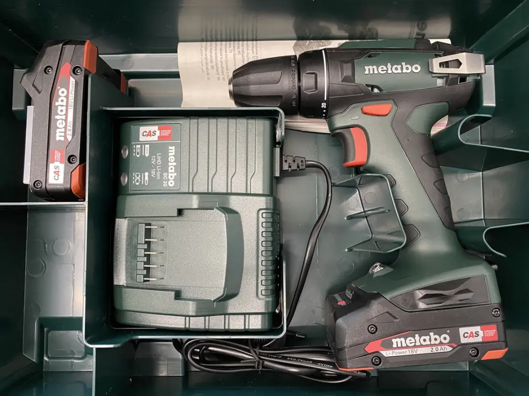 Metabo BS 18 602207560 Boor-/schroefmachine - 2x 2.0Ah accu