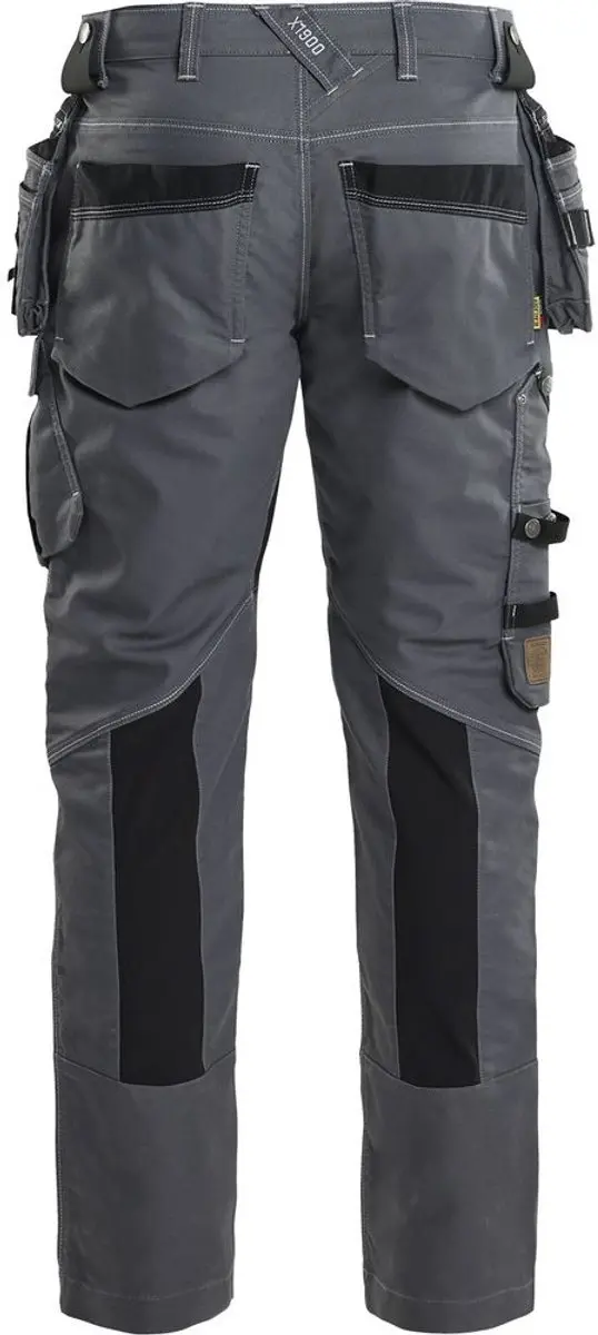 Blåkläder Werkbroek X1900 Denim Stretch - Medium Grijs/Zwart - Maat 152