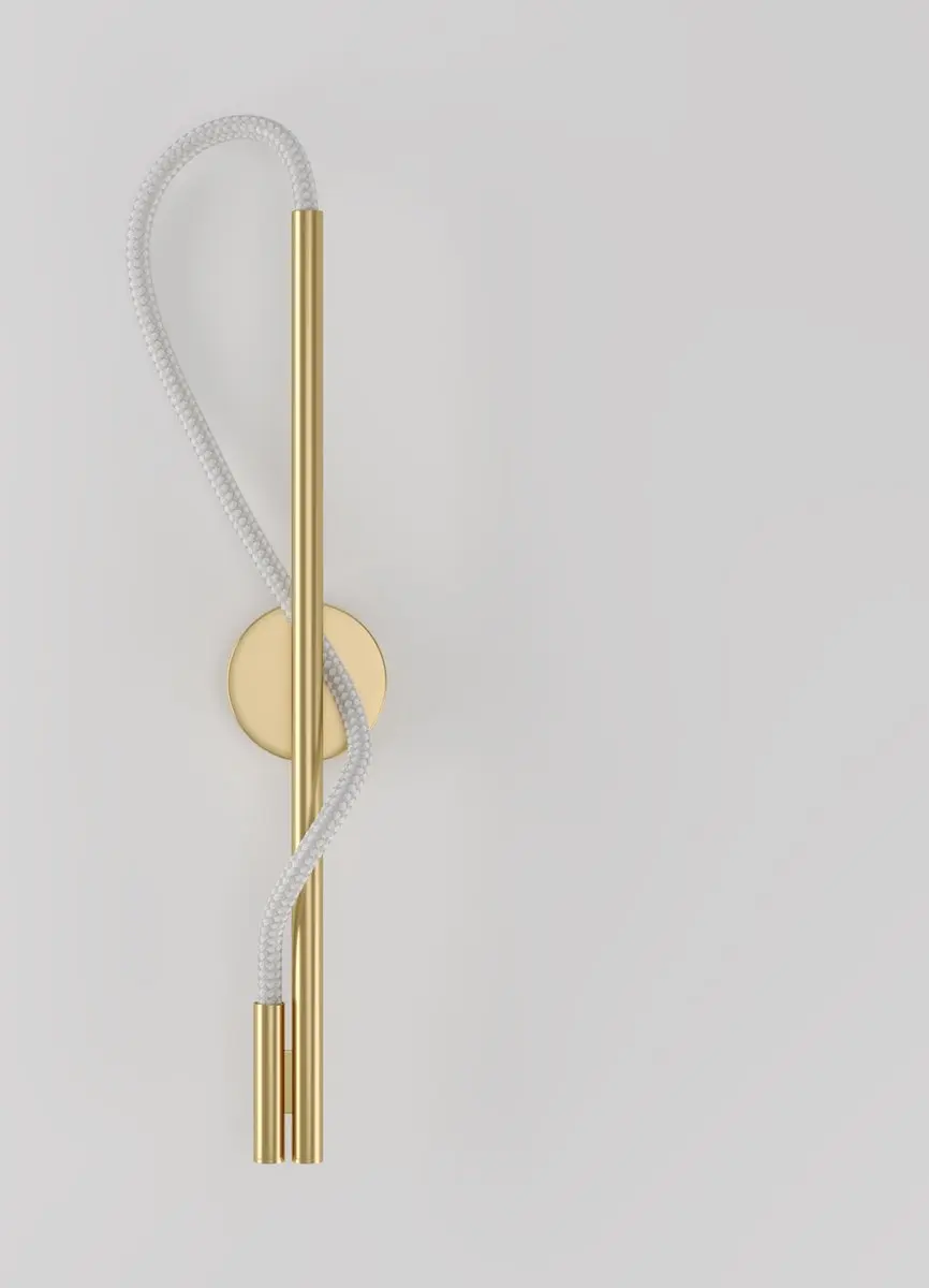 Maytoni Wandlamp Tau Ø13cm - Goud