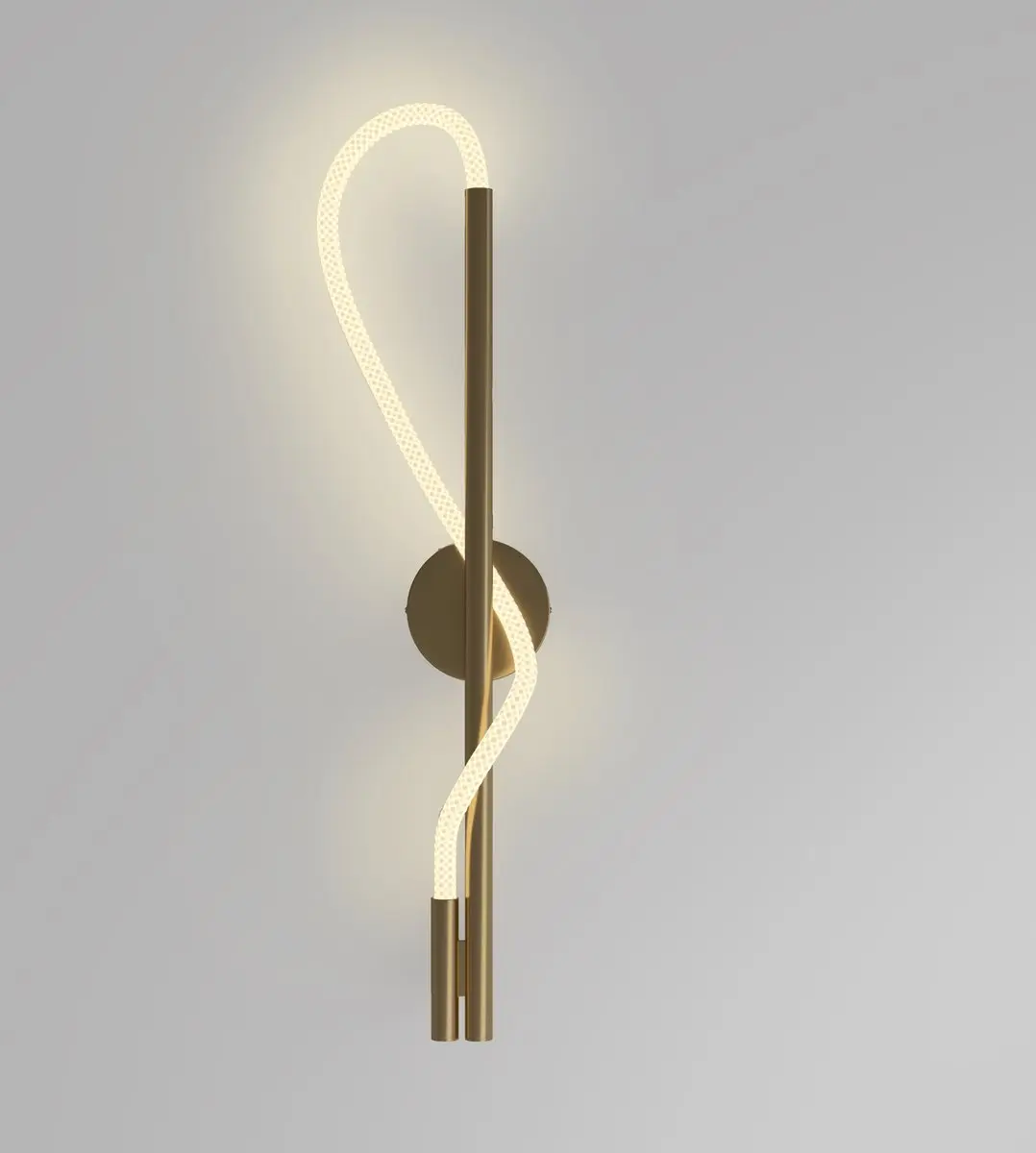 Maytoni Wandlamp Tau Ø13cm - Goud
