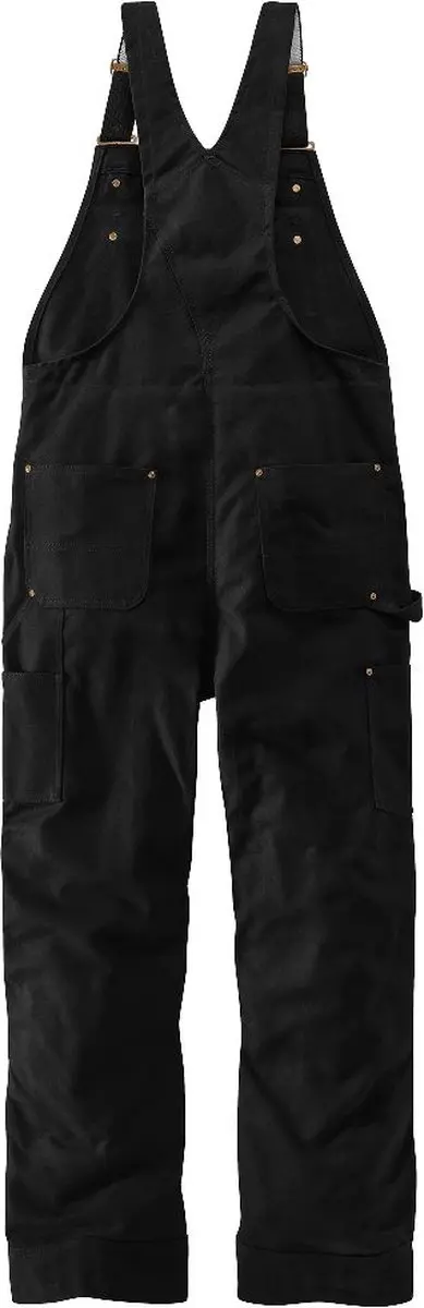 Carhartt Firm Duck Geïsoleerde Latzhose - Zwart