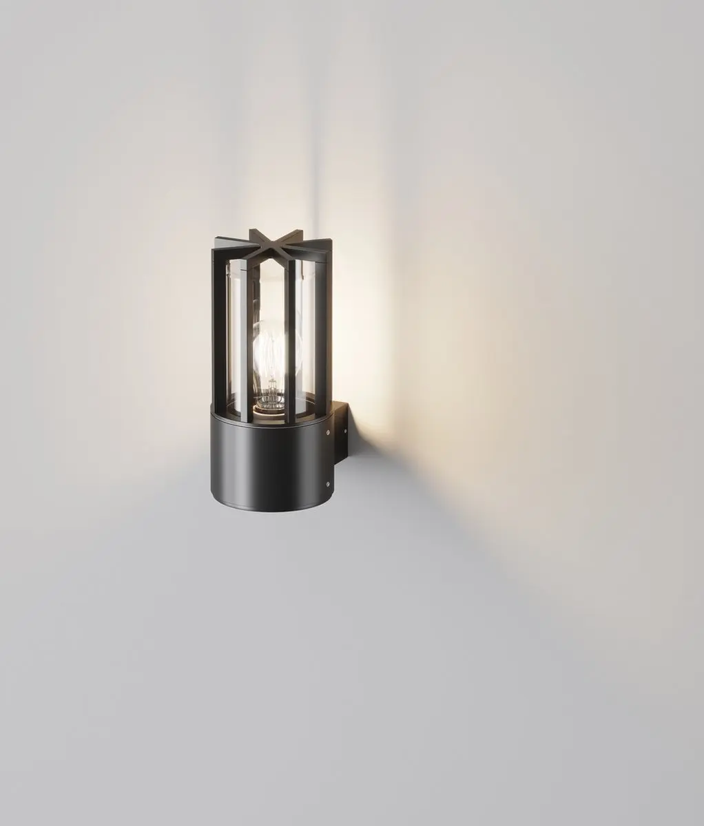 Maytoni Outdoor Wandlamp Barrel Grafiet