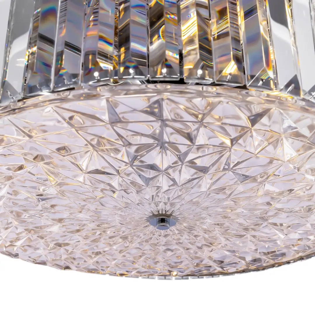 Maytoni Recinto Plafondlamp - 8x60W - Ø53cm - Chroom