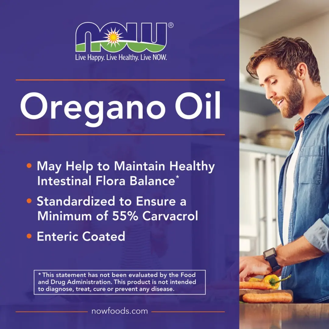 Now Foods Oregano Oil Enteric - 90 Softgels