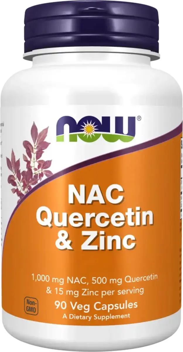 Now Foods NAC Quercetin & Zink 90 Vcaps