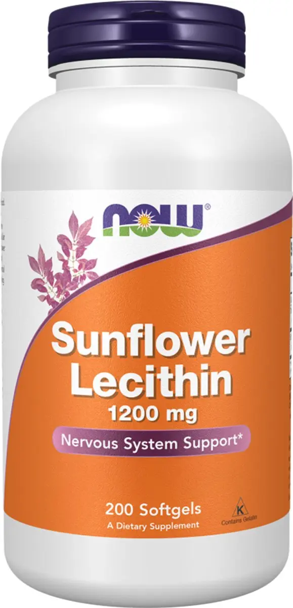 Now Foods Sunflower Lecithin 1200mg Softgels
