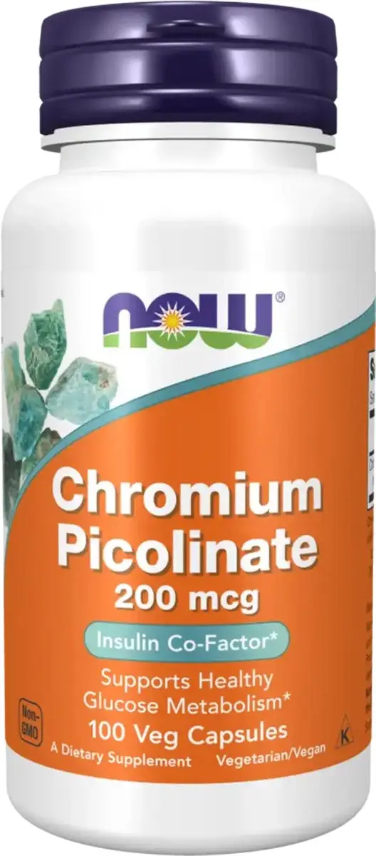 Now Foods Chromium Picolinaat 200mcg