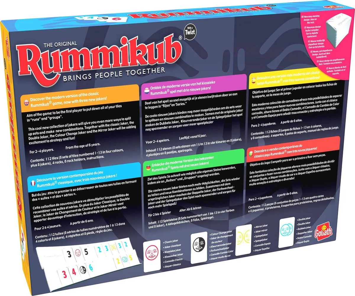 Goliath Rummikub Twist Bordspel - 2-4 Spelers