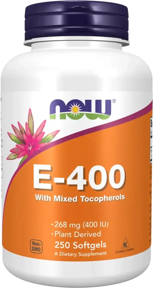 Now Foods Vitamine E 400IU 250 Softgels