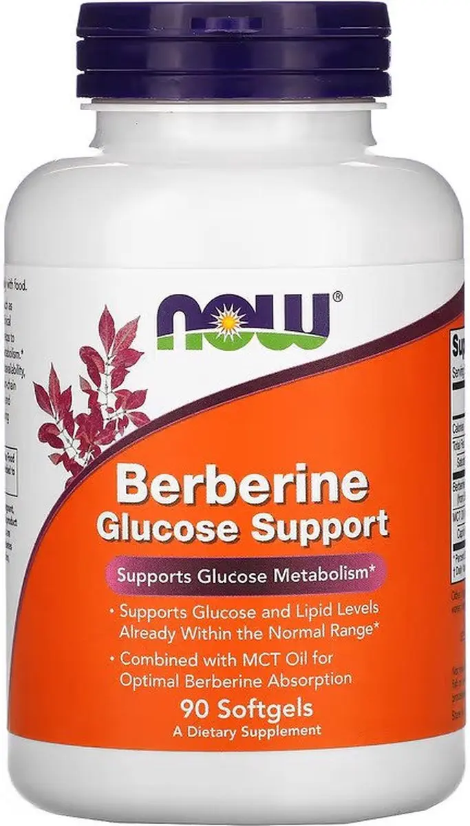 Now Foods Berberine Glucose Support 90 Softgels