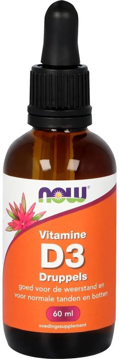 Now Foods Vitamine D-3 Druppels 60ml