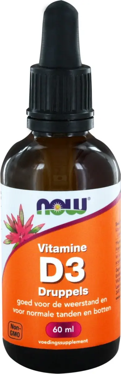 Now Foods Vitamine D-3 Druppels 60ml
