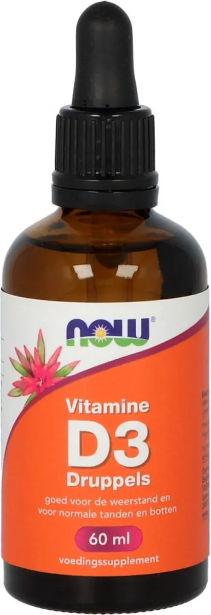 Now Foods Vitamine D-3 Druppels 60ml