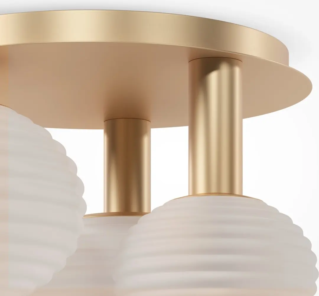Maytoni Reels Plafondlamp - 3 Lichtpunten - Goud