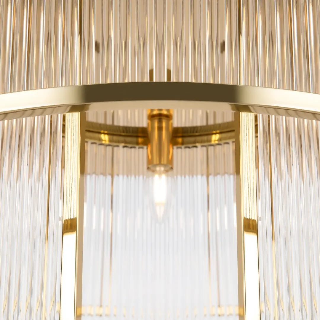 Maytoni Frame Plafondlamp - Goud - Ø65cm