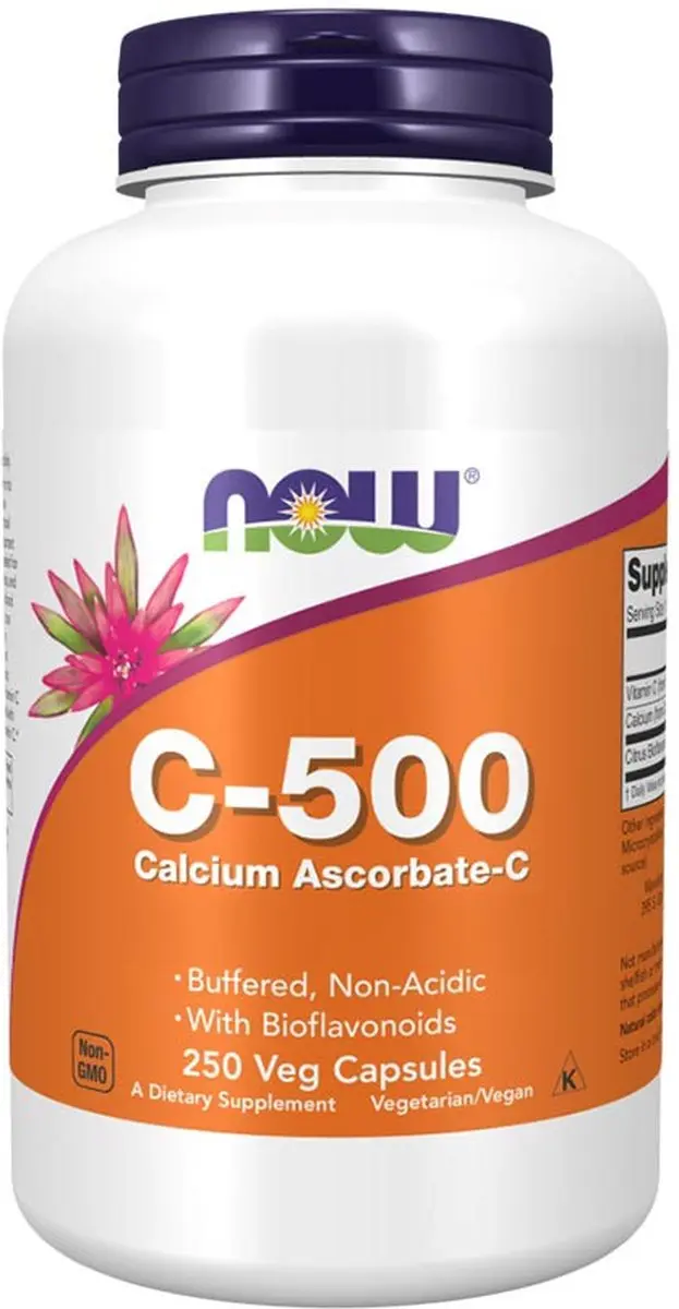 Now Foods C-500 Buffered 250 Capsules