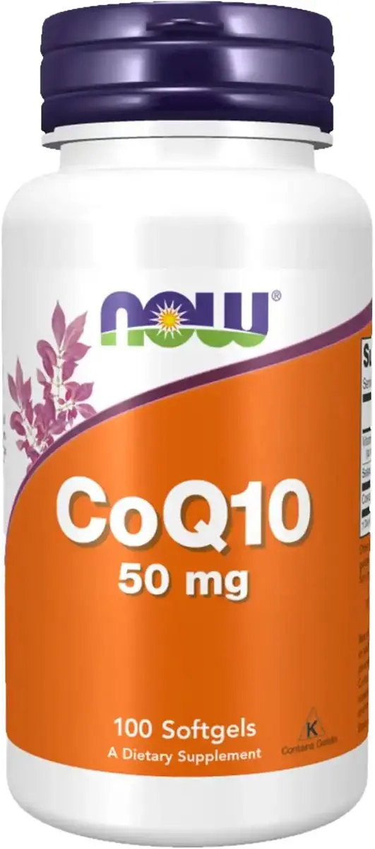 Now Foods CoQ10 50mg met Vitamine E
