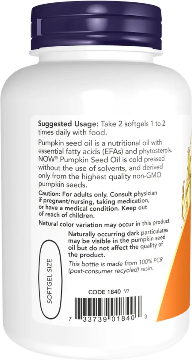 Now Foods Pompoenzaadolie 100 Softgels