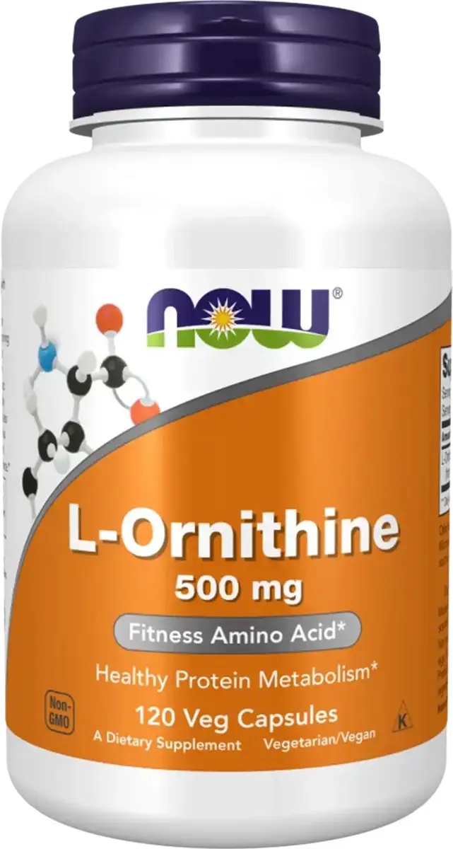 Now Foods L-Ornithine 500mg V-Caps