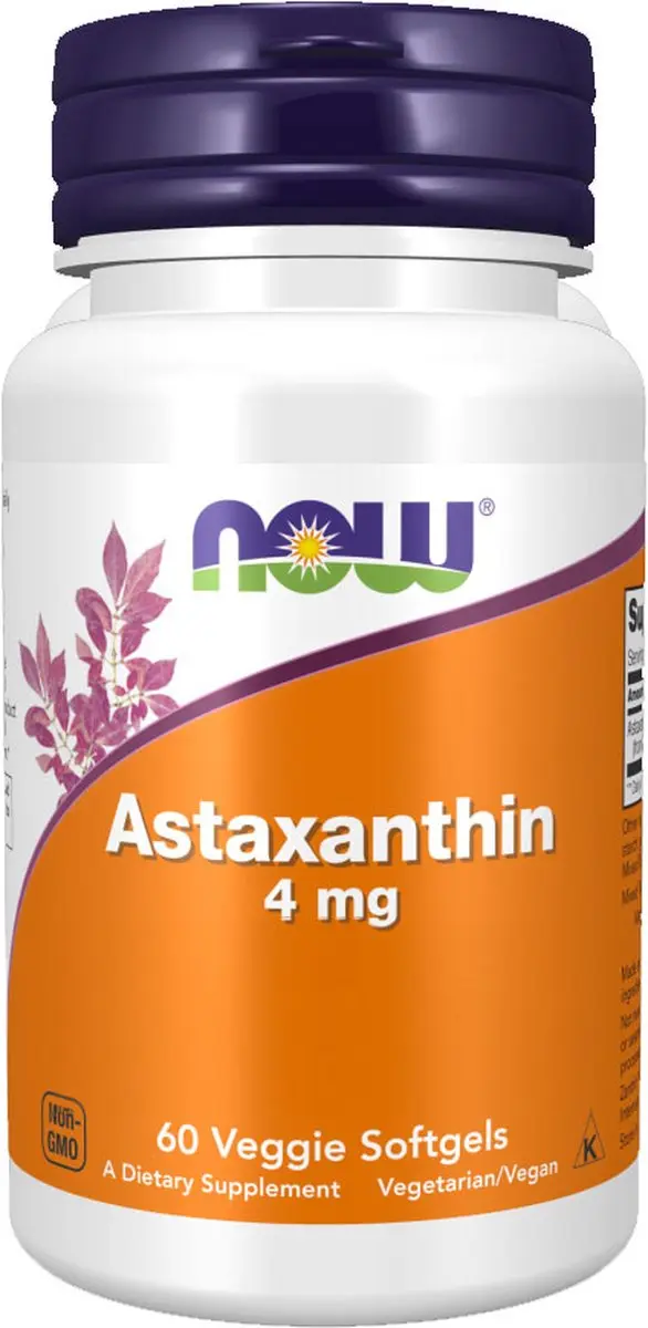 Now Foods Astaxanthin 4mg Veggie Softgels