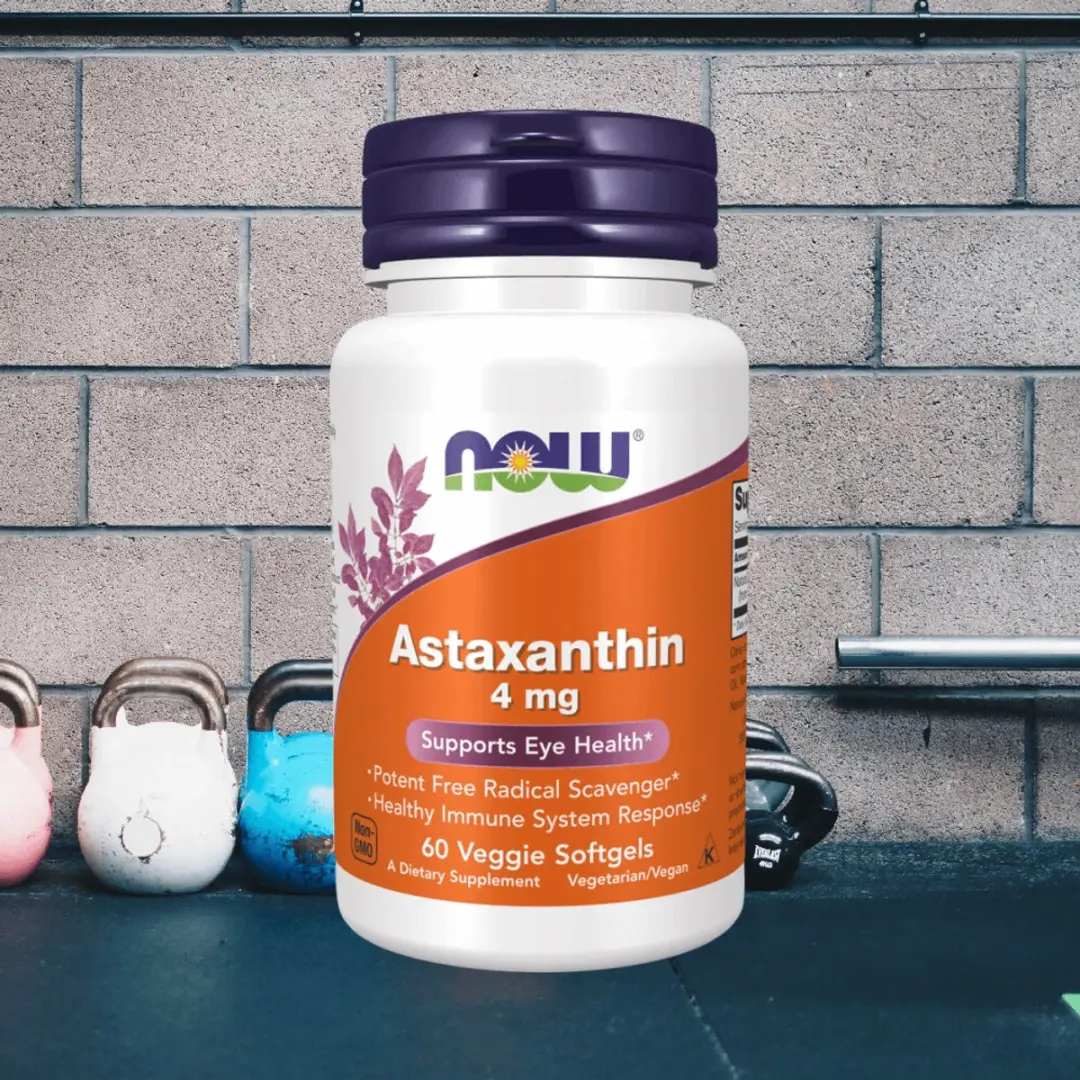 Now Foods Astaxanthin 4mg Veggie Softgels - 60 Stuks