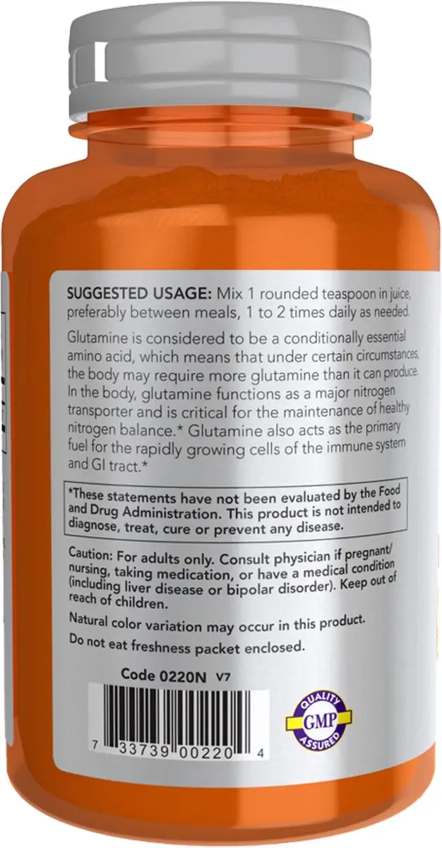 Now Foods L-Glutamine Poeder 1 kg