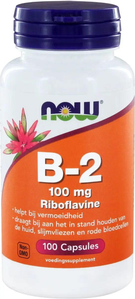 Now Foods Vitamine B-2 100mg